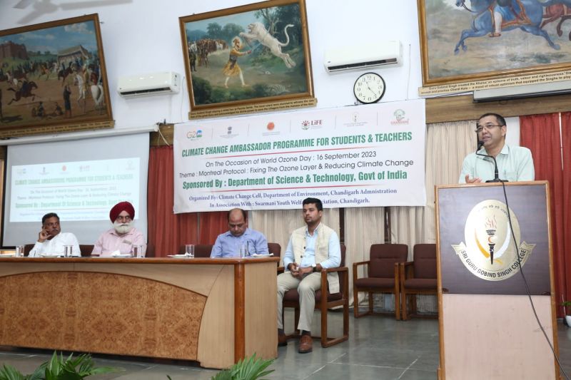  SGGS College organized the Climate Change Ambassador Program