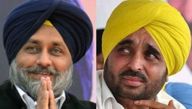 Sukhbeer Singh Badal & Bhagwant Mann