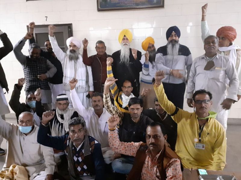 President of Lok Bhalai Insaf Welfare Society Baldev Singh Sirsa arrives in Delhi