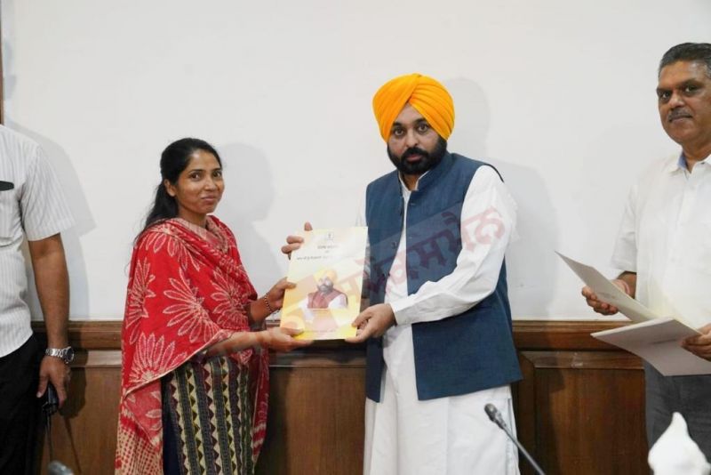 CM Mann distributed 57 appointment letters for jobs on compassionate grounds