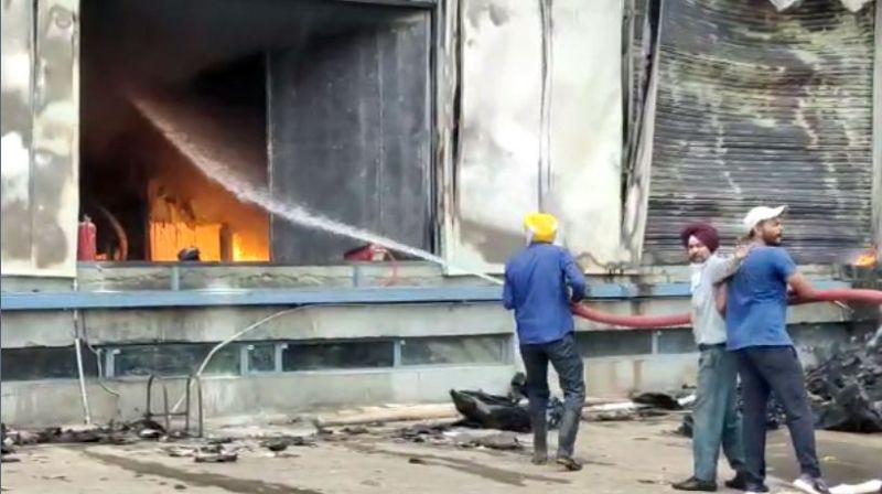 Fire at Amritsar Factory 