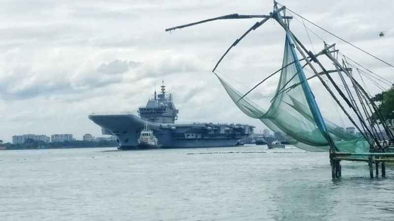India's first indigenous aircraft carrier Vikrant begins sea trial 