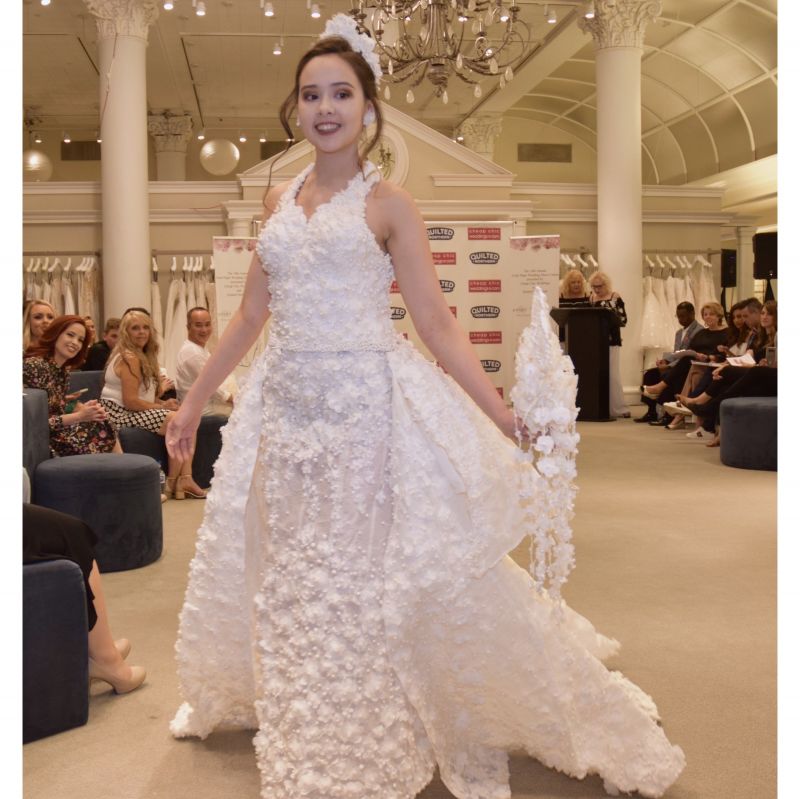 Toilet paper wedding dress