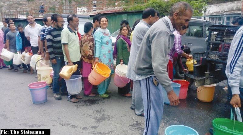 water problem Shimla