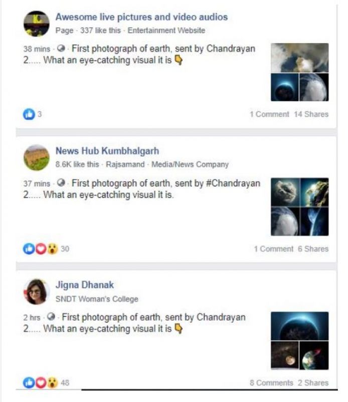 Find out what the real truth about the pictures sent by Chandrayhan-2