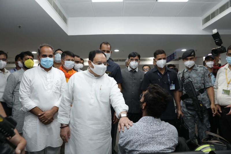 JP Nadda Visit AIIMS 