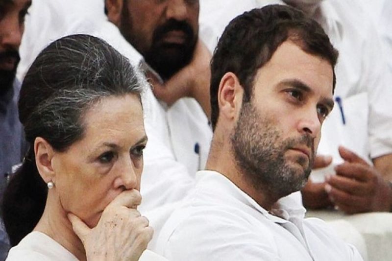 Sonia with Rahul Gandhi 