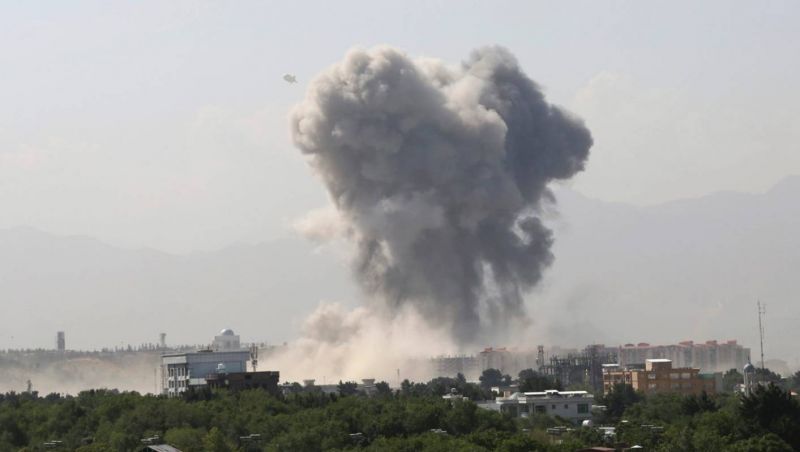 Explosion near the american embassy in Kabul