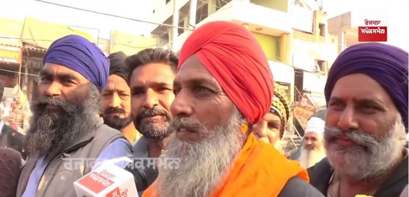 Celebration of repeal of farm laws at Singhu border