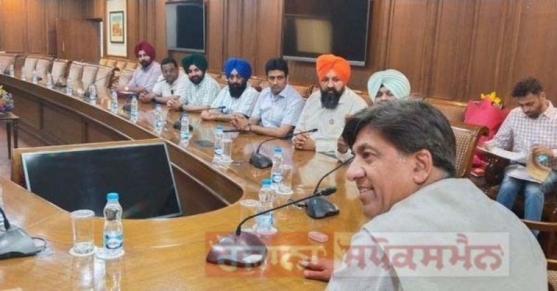 Cabinet Minister Brahm Shankar Jimpa during meeting