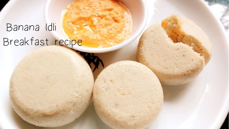 Bnana Coconut Idli 