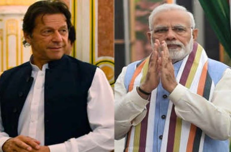 Imran with Modi 