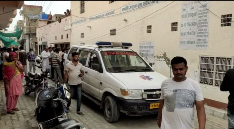 Stray dogs eat newborn baby