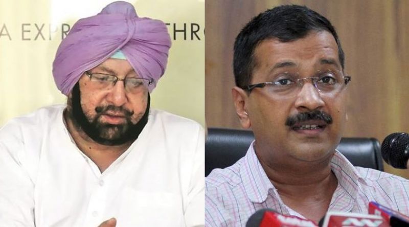 Amarinder Singh and Arvind Kejriwal