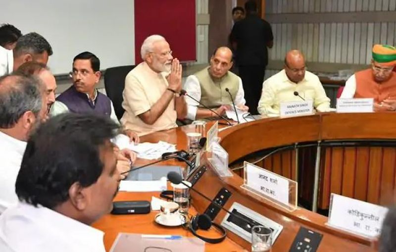 Prime Minister Narendra Modi at all party meeting in New Delhi 