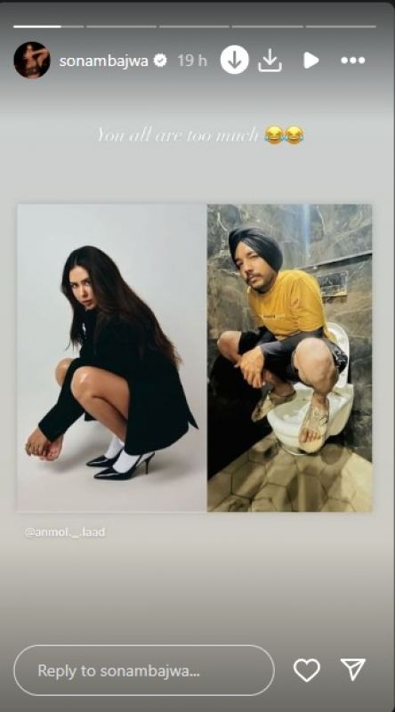 Sonam Bajwa latest photo trand News in punjabi