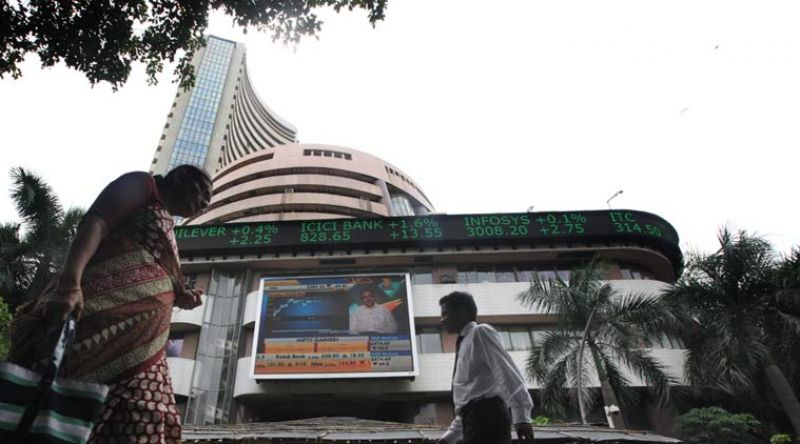 Sensex closes 382 points down