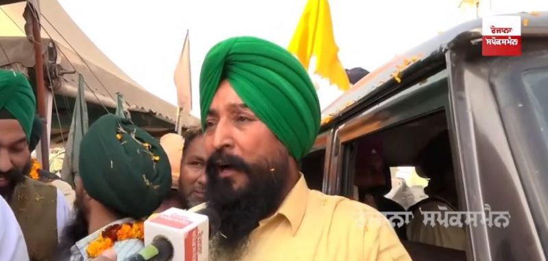 Celebration of repeal of farm laws at Singhu border