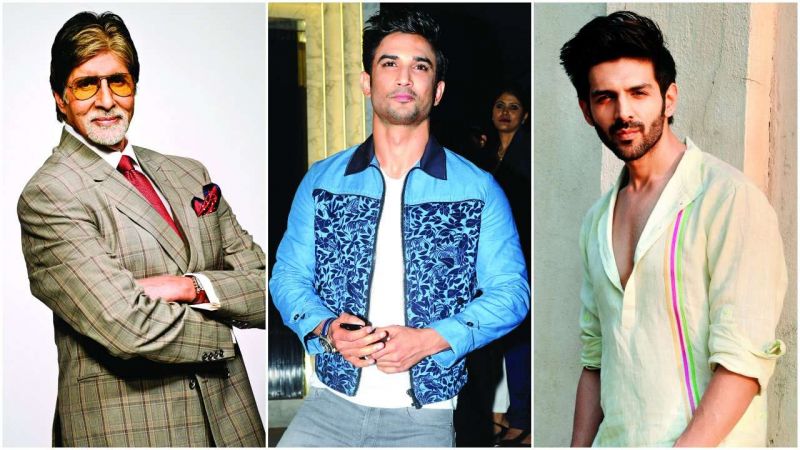  Amitabh, Sushant and Kartik