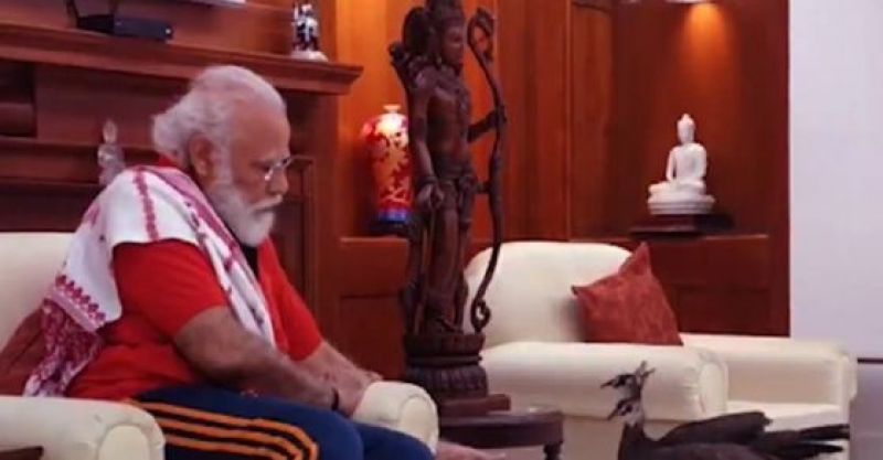  PM Modi Shares Video Of His Bond With Peacocks At His Residence