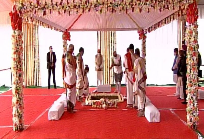 PM Modi lays foundation-stone of new Parliament building