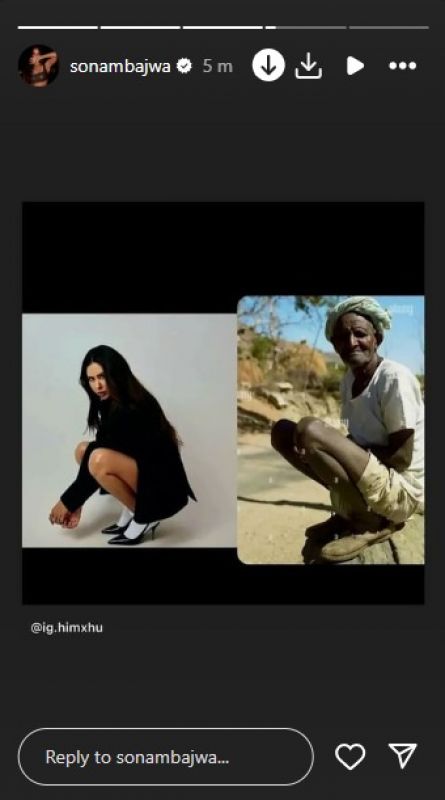 Sonam Bajwa latest photo trand News in punjabi