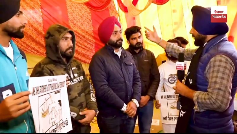 Punjab youth at Delhi protest