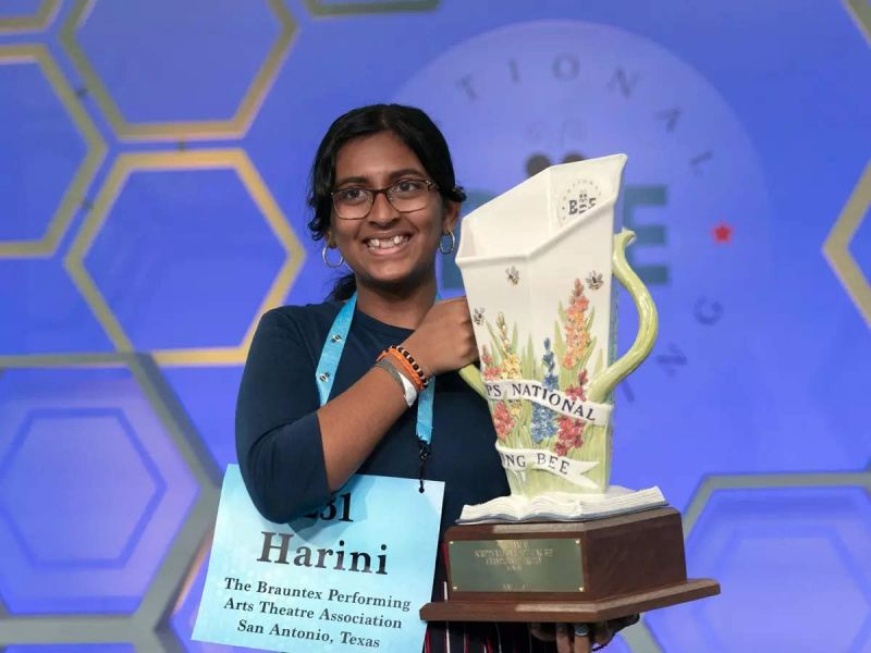 Indian-American girl Harini Logan wins 2022 Scripps National Spelling Bee after tiebreaker
