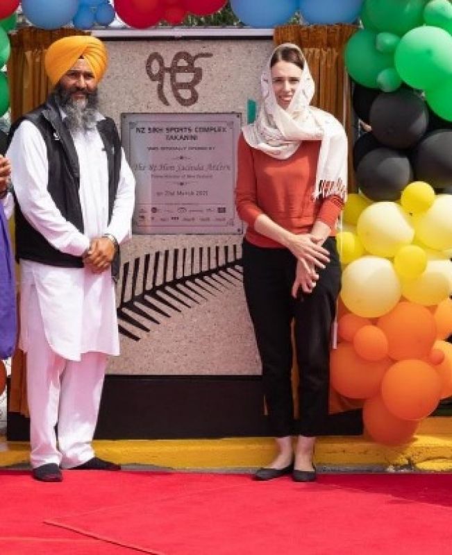 NZ prime minister opens gurdwara sports complex