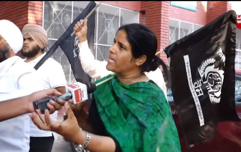 Farmers Protest against bjp in Chandigarh 