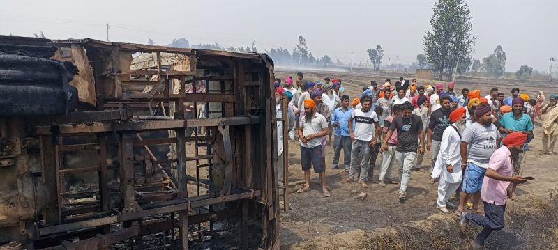 A major accident in Batala