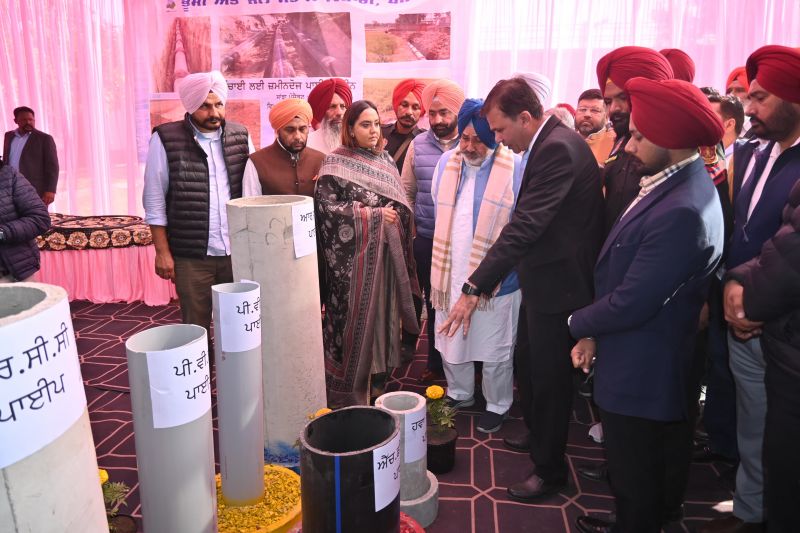 Chetan Singh Jauramajra lays foundation stone of Punjab's largest treated water irrigation project in Moga