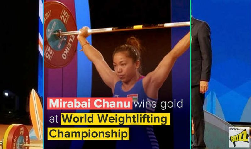 21st Commonwealth Games Indian Women Weightlifter Mirabai Chanu Win gold