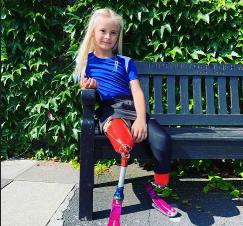 Girl lost both legs rare disease walk new york fashion week