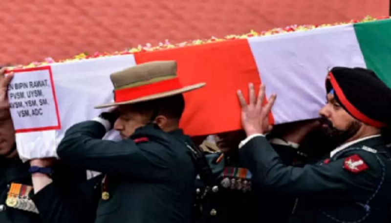 CDS Rawat on final journey, 17 guns and 800 jawans to salute