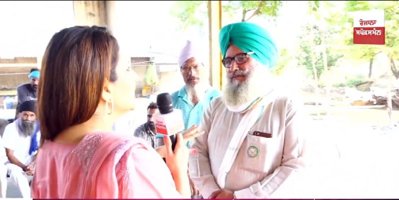 Spokesman di sath at village Badrukhan