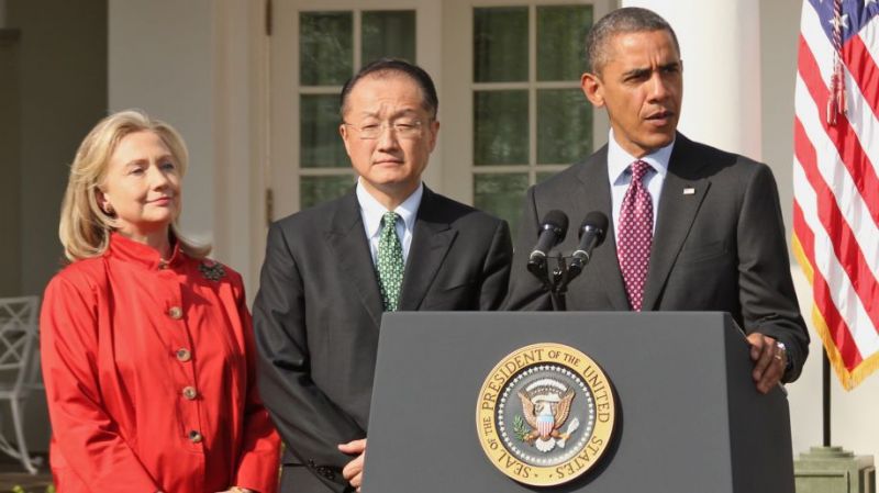 Obama with Jim yong Kim 