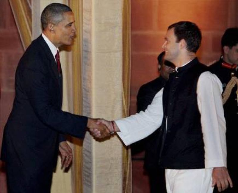 Barak Obama-Rahul Gandhi 