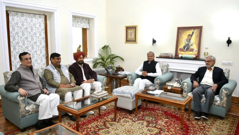 Ashok Gehlot, Charanjeet Channi 