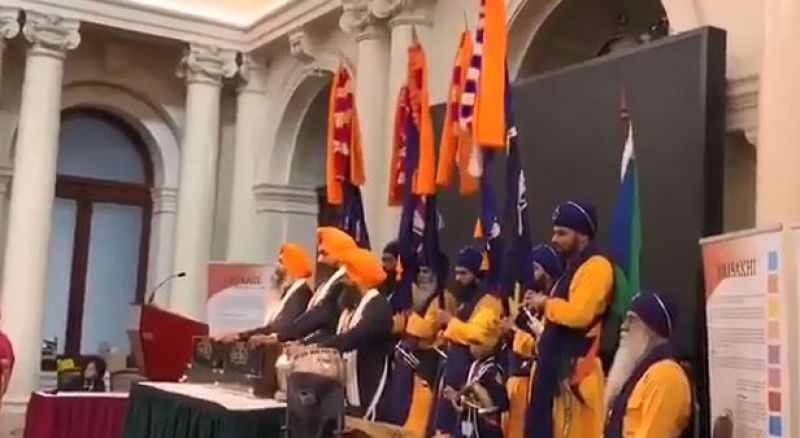 Kirtan organised by Sikhs in Melbourne