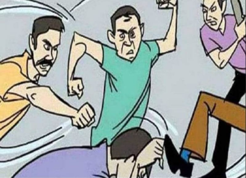 Child kidnapping rumours father beaten by Mob Noida