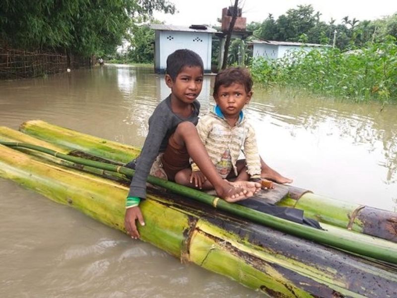 Children Effected due to rain