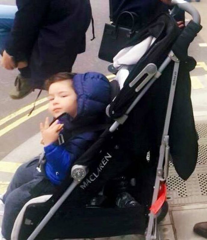 Taimur try to run scooter in London