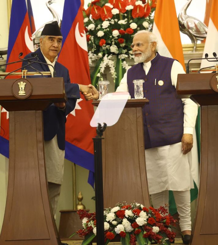 Nepal PM Sher Bahadur Deuba and PM Narendra Modi Nepal PM Sher Bahadur Deuba and PM Narendra Modi
