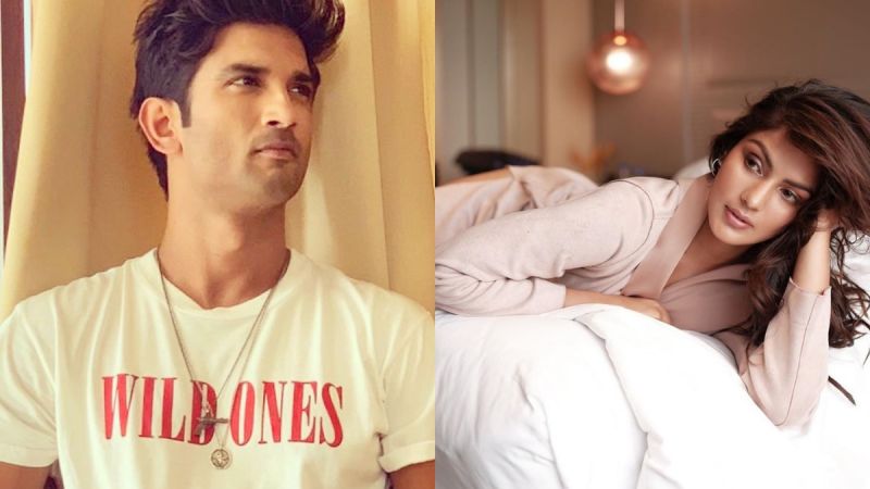 Sushant rajput and Rhea chakraborty