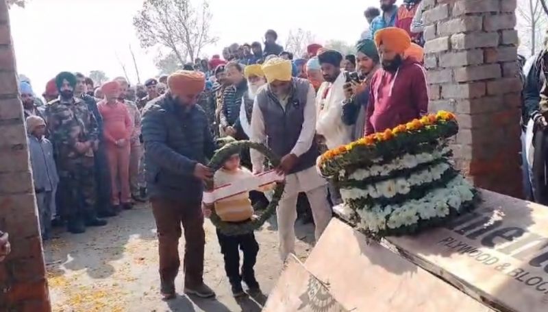 Army Soldier Sukhpreet Singh Last Rites