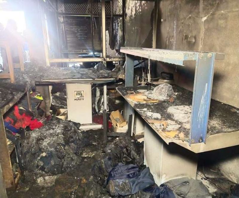 Terrible fire at readymade garment factory