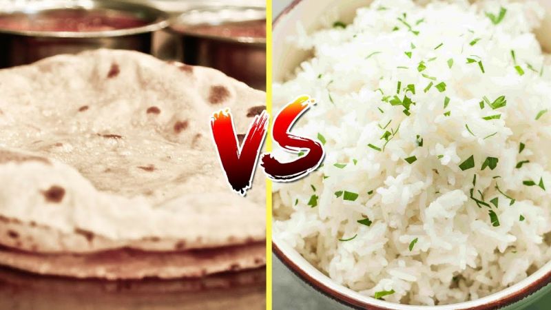 weight loss tips how much rice and chapati