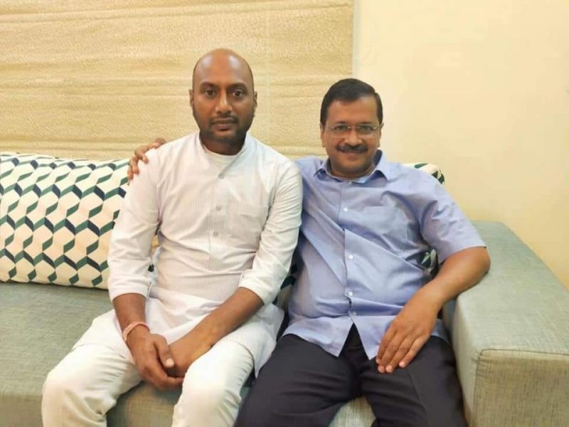Sandeep Singla and Arvind Kejriwal