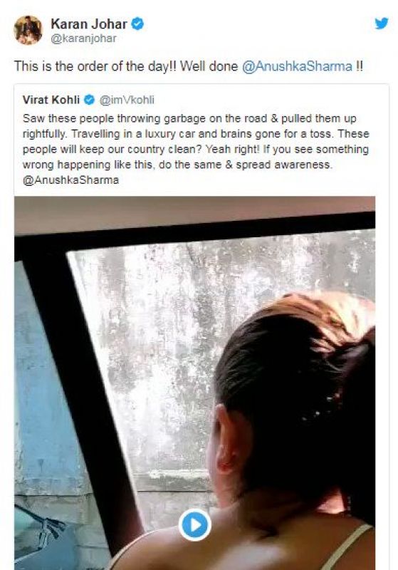 Minister Kiren Rijiju backs Anushka Sharma & Virat Kohli